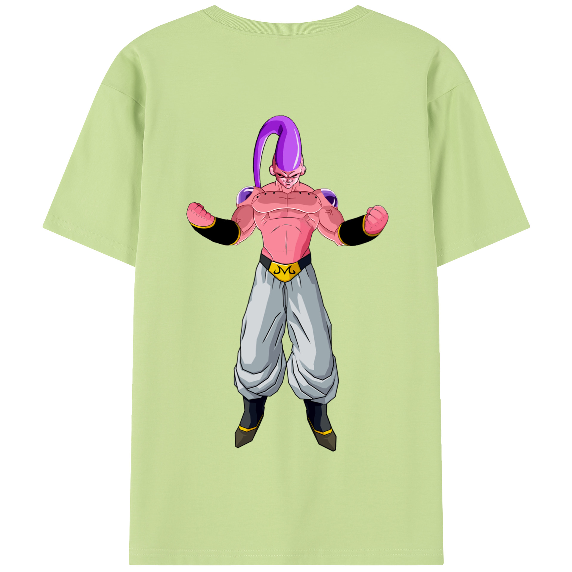 （画像用） ドラゴンボール 魔人ブウ DRAGON BALL Majin Buu 綿100％半袖Tシャツ（背面プリント）